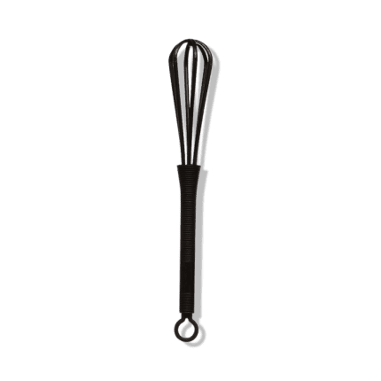 A black Color Dye Mixer with a coiled handle, looped end, and multiple wire loops for mixing or whisking is shown against a plain white background.